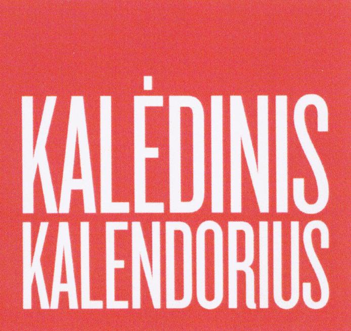 Prekės ženklas: KALĖDINIS KALENDORIUS